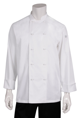 Picture of Chef Works - MUCC - Murray White LS Basic Chef Coat  